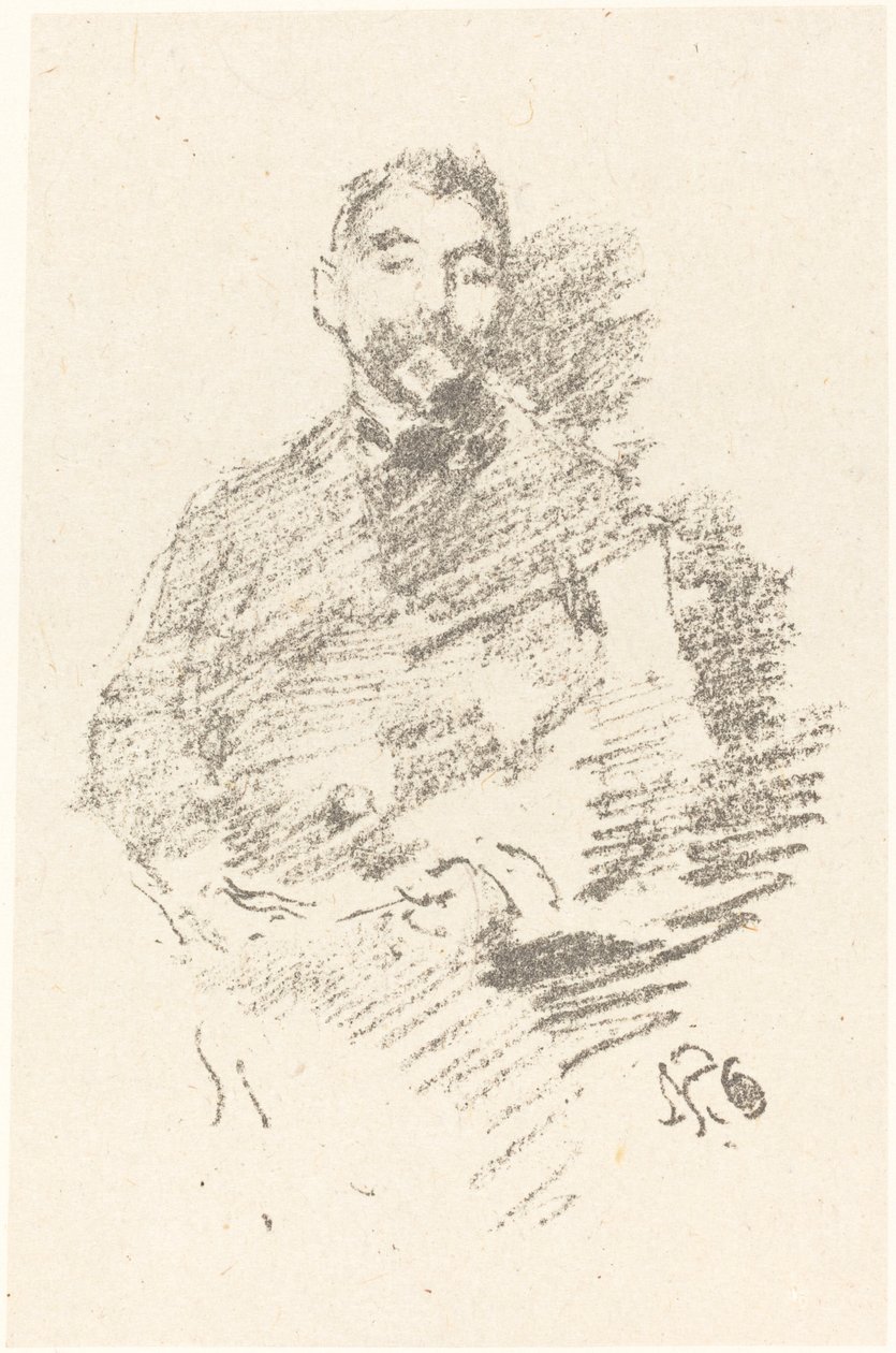 Stephane Mallarme autorstwa James Abbott McNeill Whistler