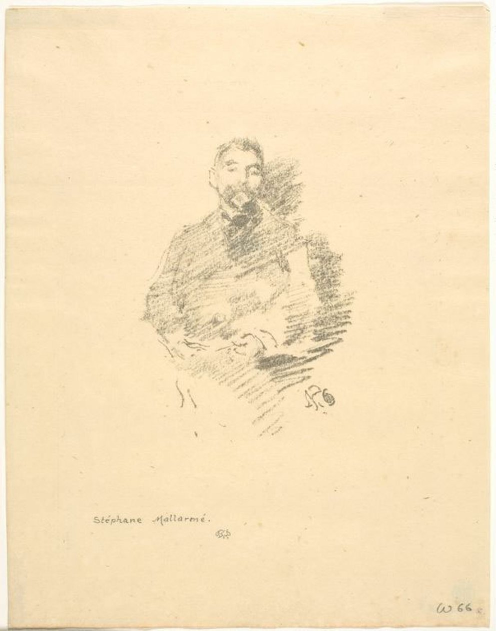 Stephane Mallarme autorstwa James Abbott McNeill Whistler