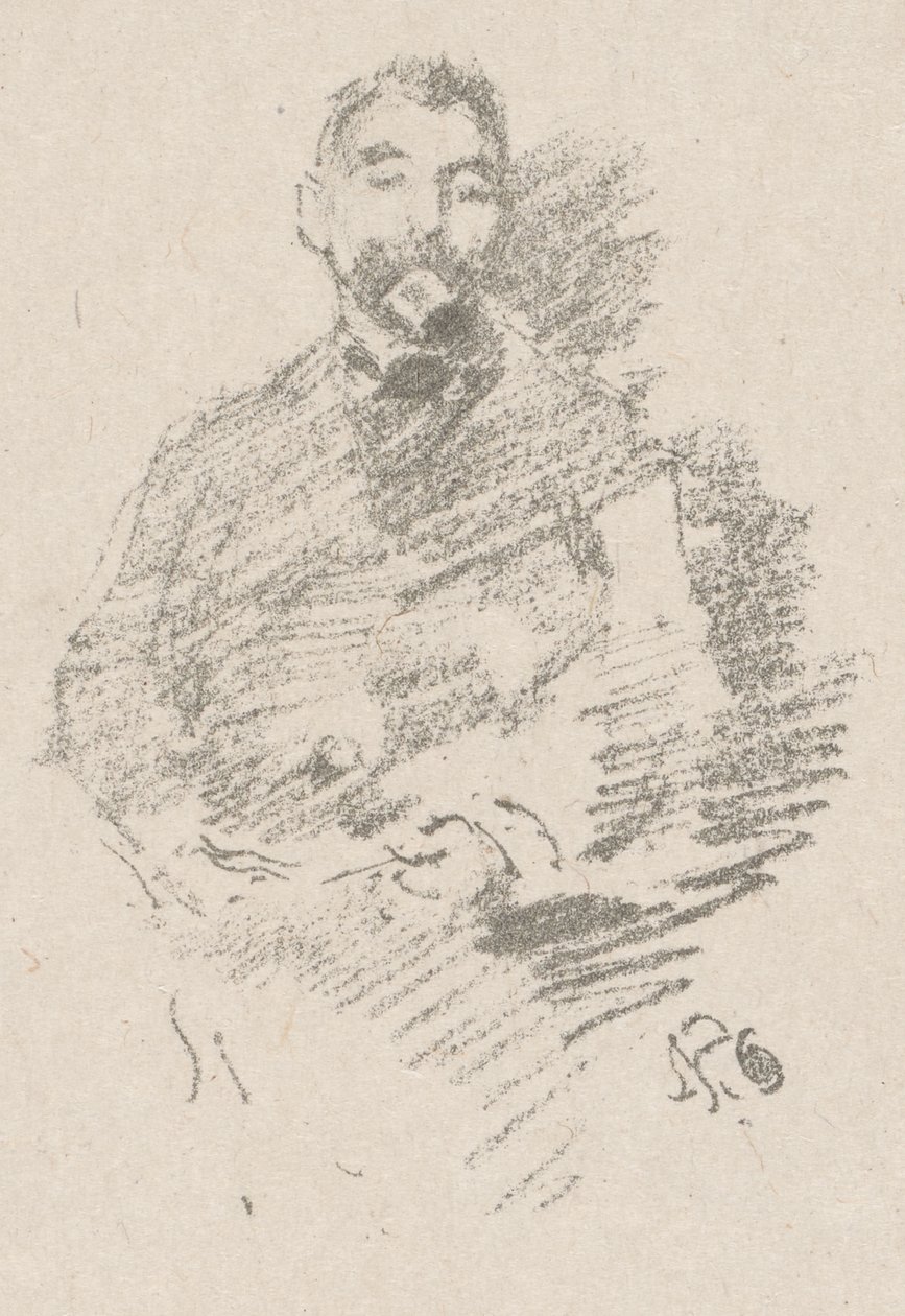 Stephane Mallarme autorstwa James Abbott McNeill Whistler