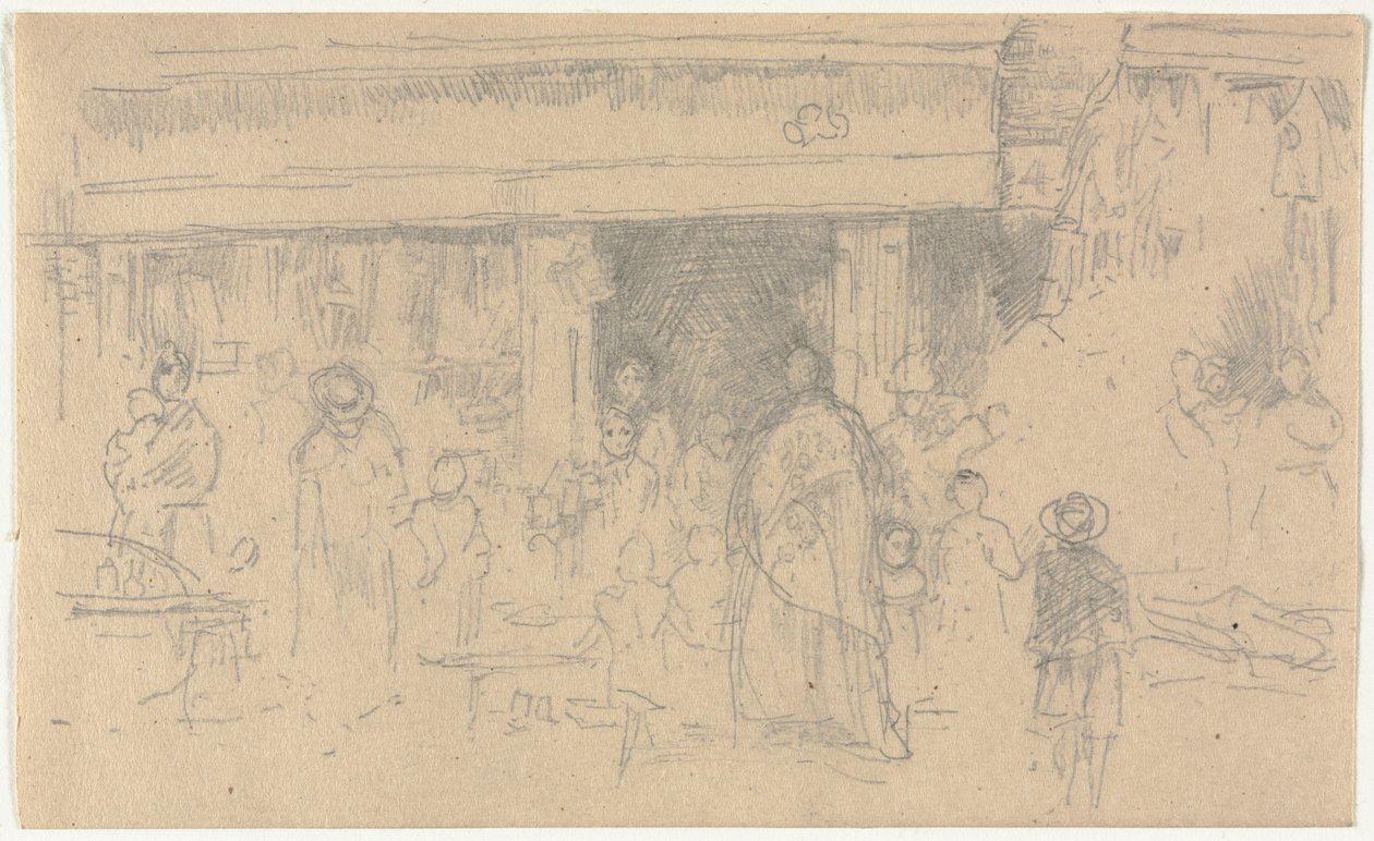 Scena uliczna autorstwa James McNeill Whistler