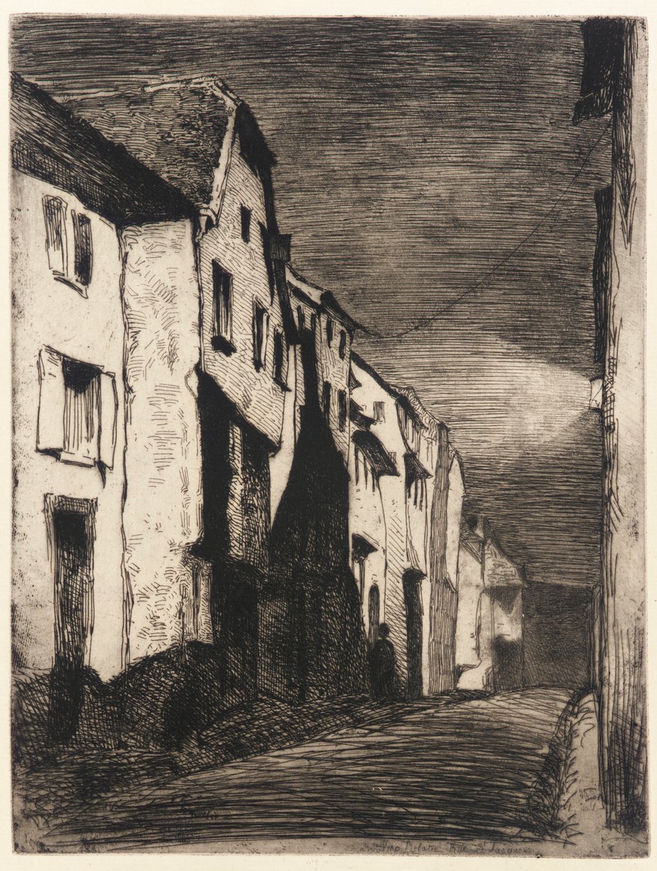 Ulica w Saverne autorstwa James Abbott McNeill Whistler