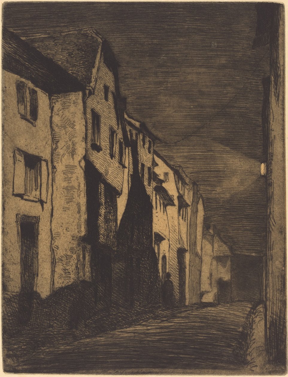 Ulica w Saverne autorstwa James Abbott McNeill Whistler