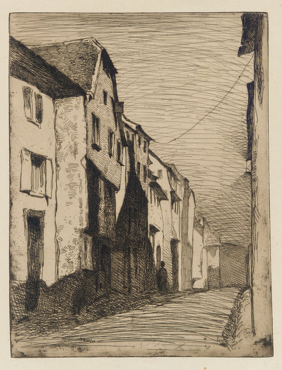 Ulica w Saverne autorstwa James Abbott McNeill Whistler