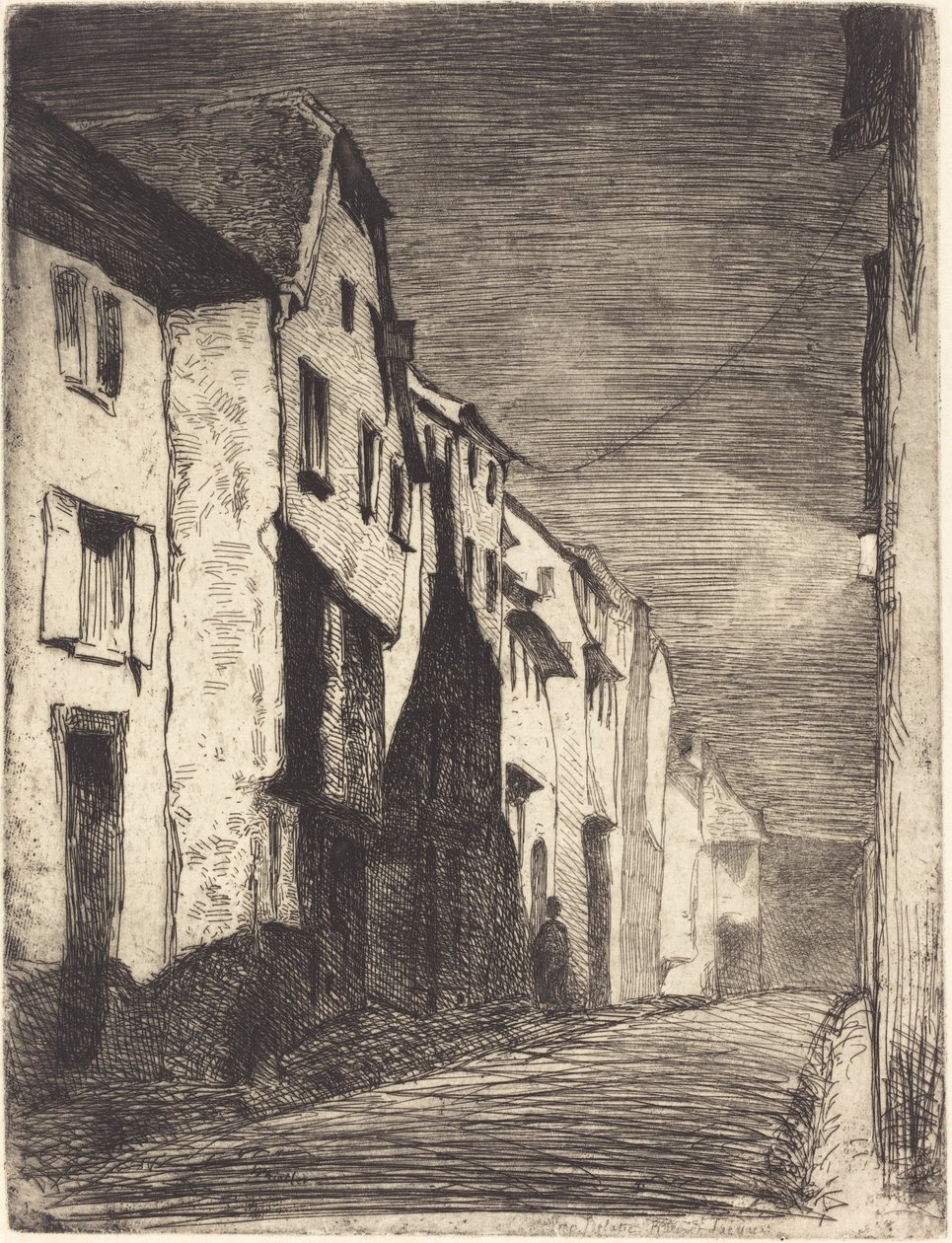 Ulica w Saverne autorstwa James Abbott McNeill Whistler