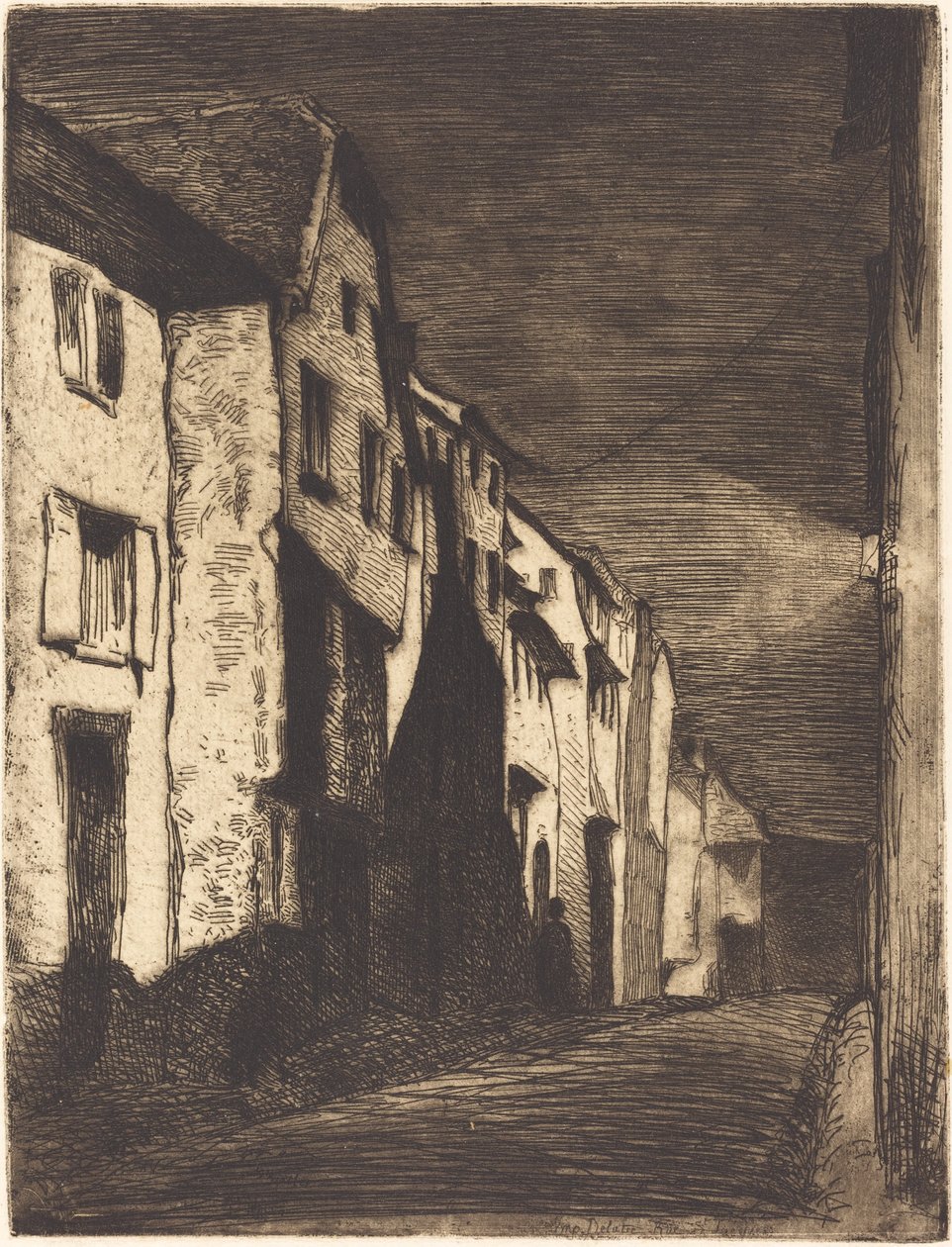 Ulica w Saverne autorstwa James Abbott McNeill Whistler