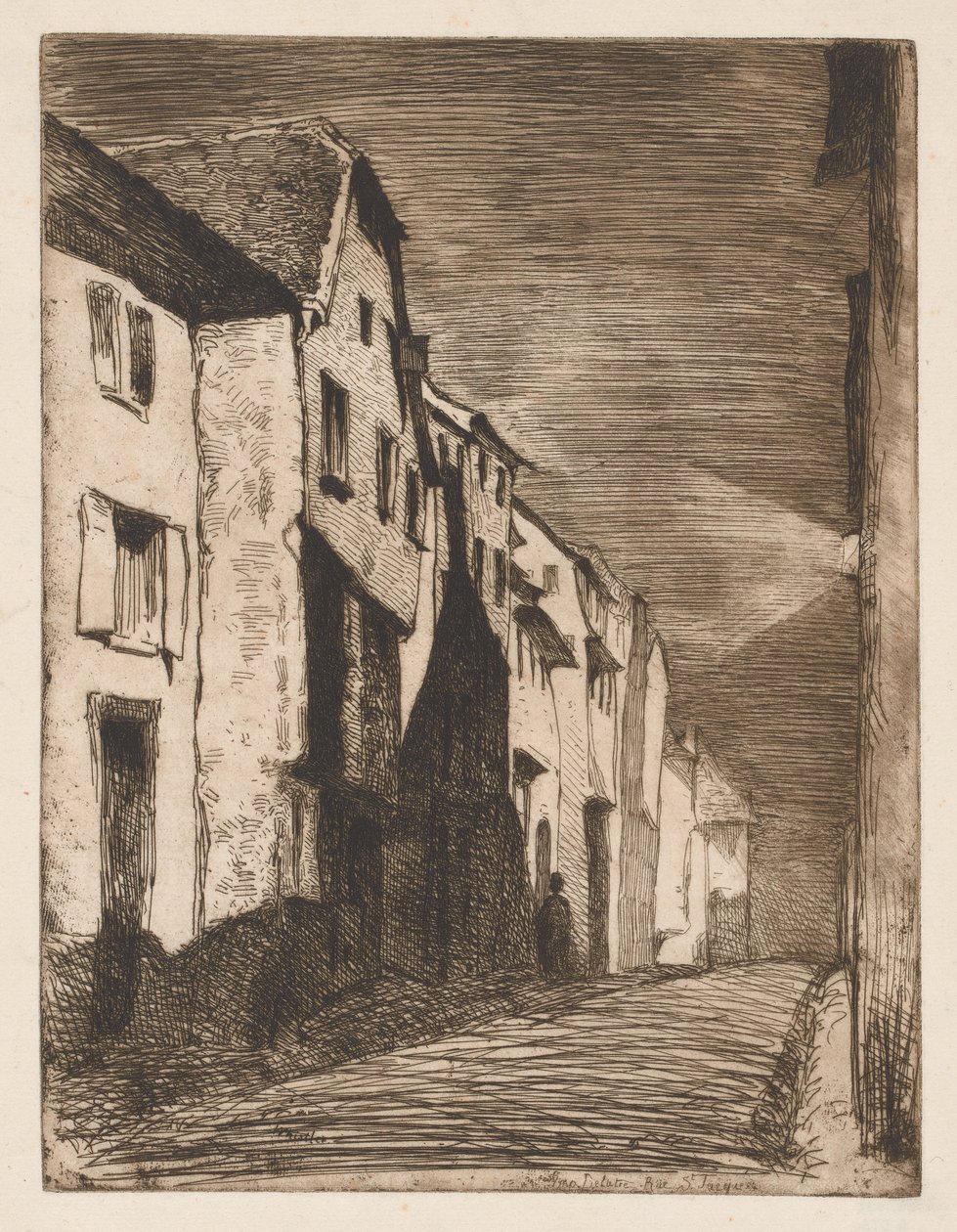 Ulica w Saverne autorstwa James Abbott McNeill Whistler