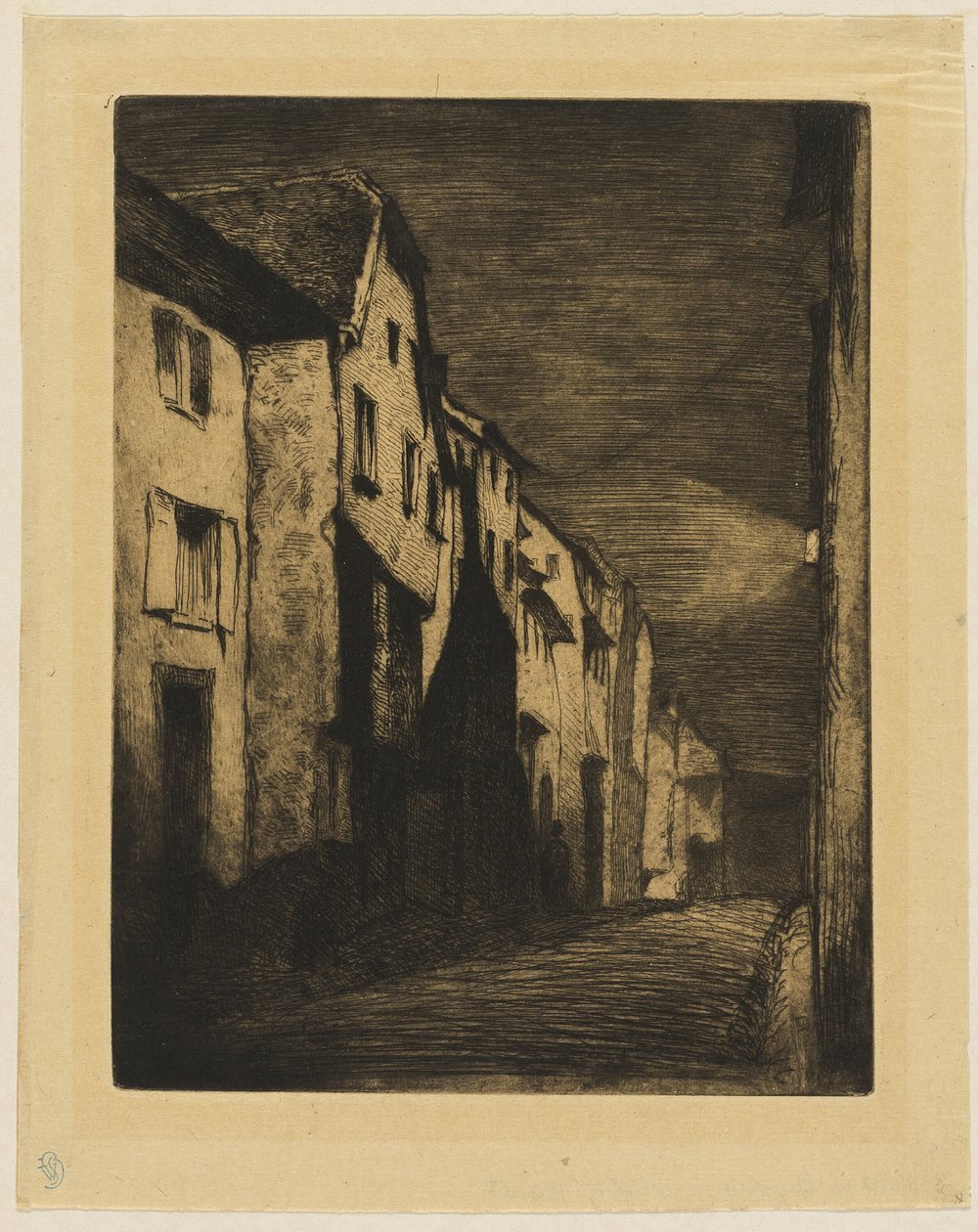 Ulica w Saverne autorstwa James Abbott McNeill Whistler