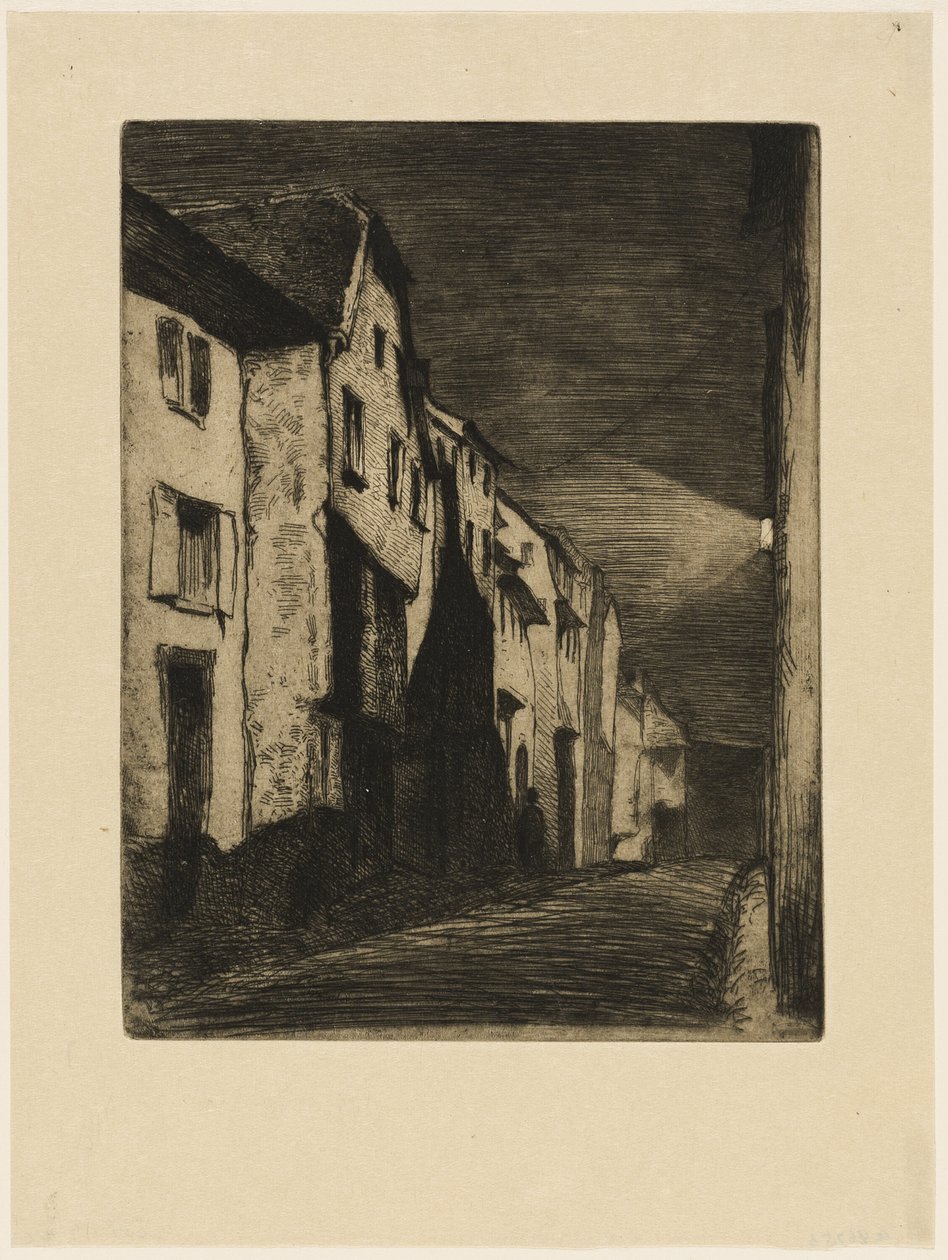 Ulica w Saverne autorstwa James Abbott McNeill Whistler