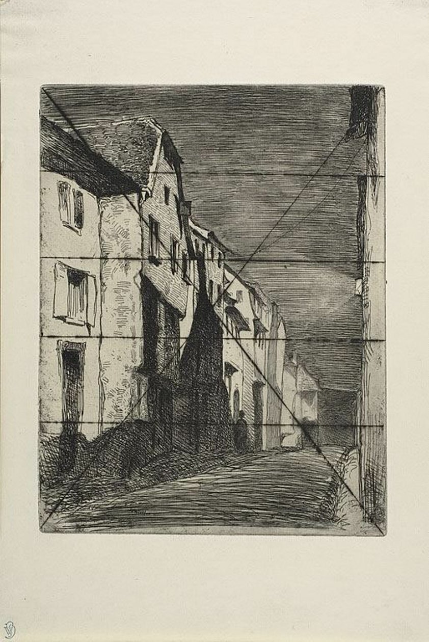 Ulica w Saverne autorstwa James Abbott McNeill Whistler