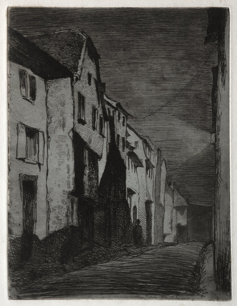 Ulica w Saverne autorstwa James McNeill Whistler