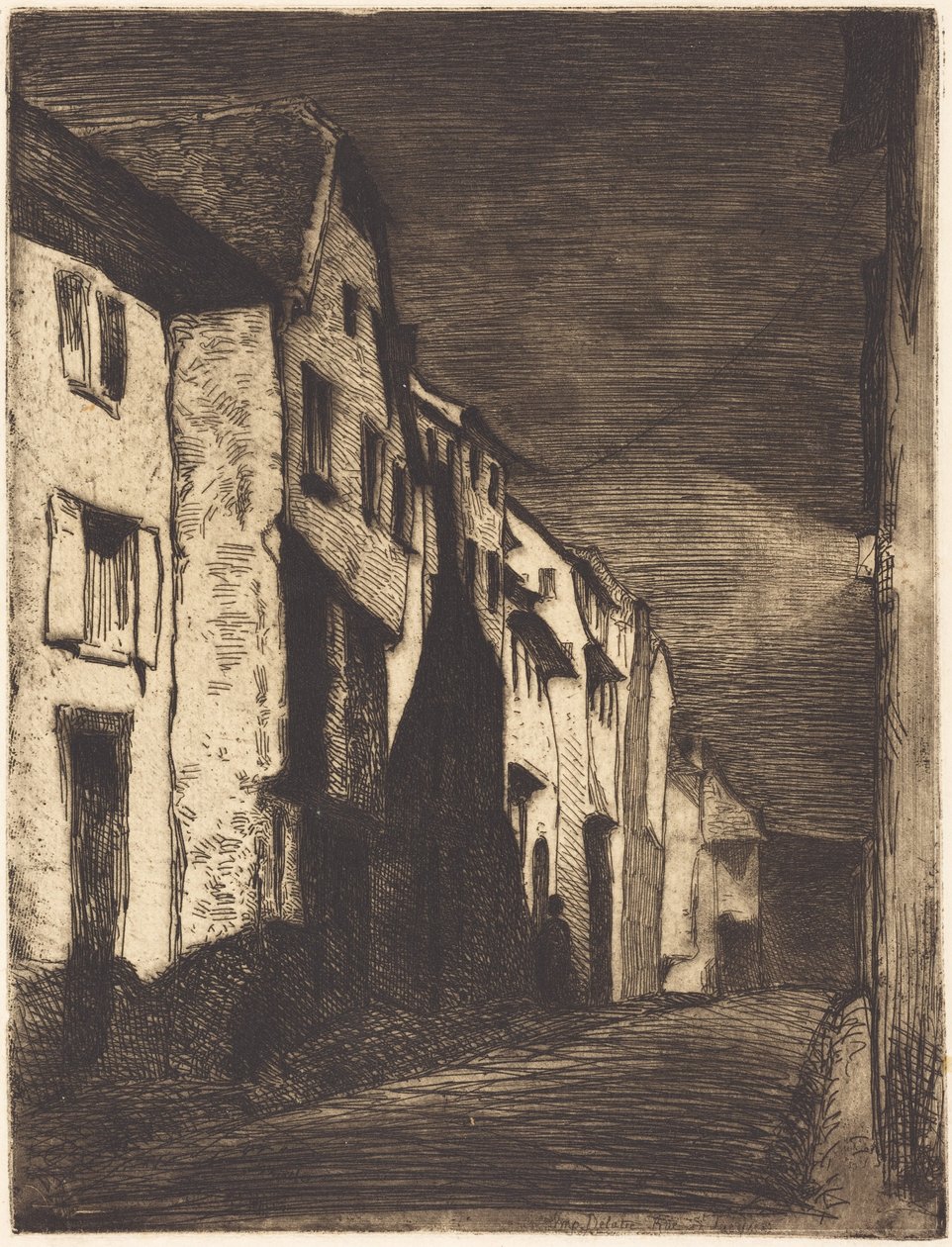 Ulica w Saverne autorstwa James McNeill Whistler
