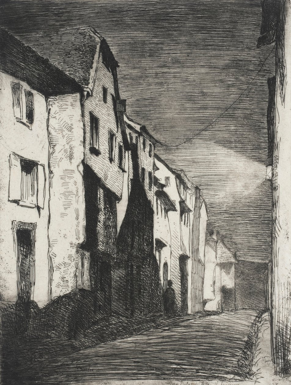 Ulica w Saverne autorstwa James McNeill Whistler