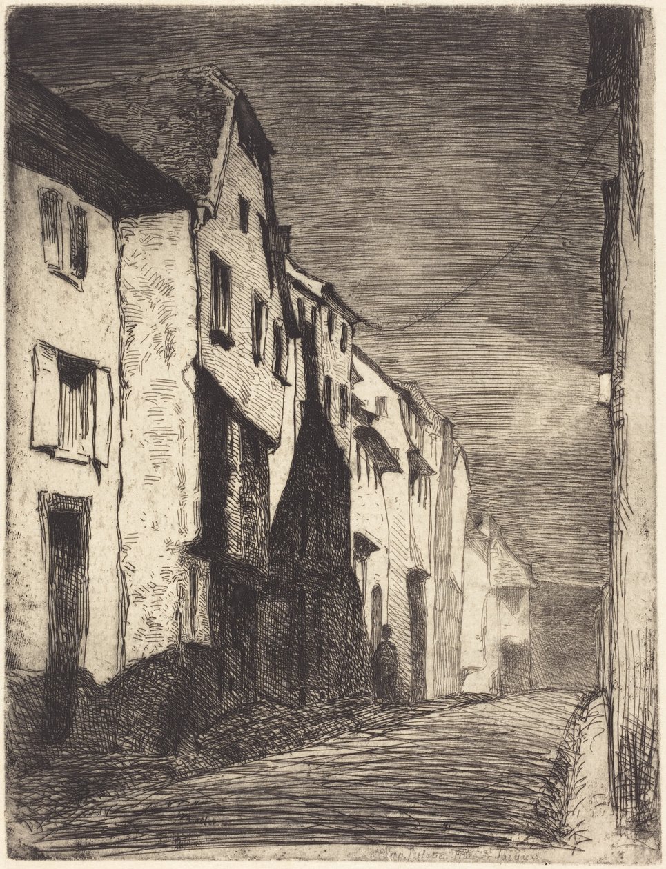 Ulica w Saverne autorstwa James McNeill Whistler