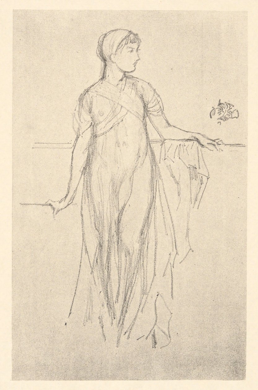 Studium, figura klasyczna autorstwa James Abbott McNeill Whistler
