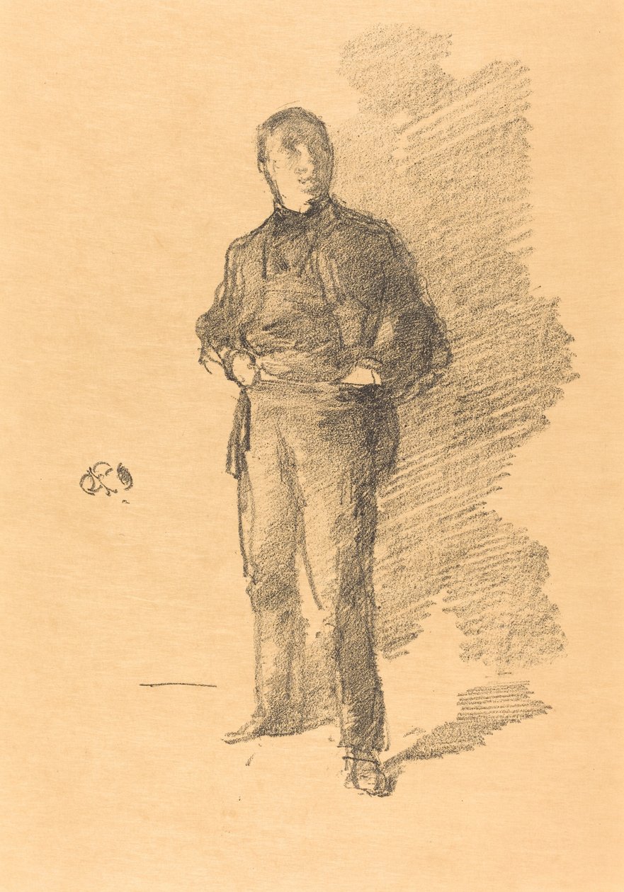 Studium nr 1: Pan Thomas Way autorstwa James Abbott McNeill Whistler