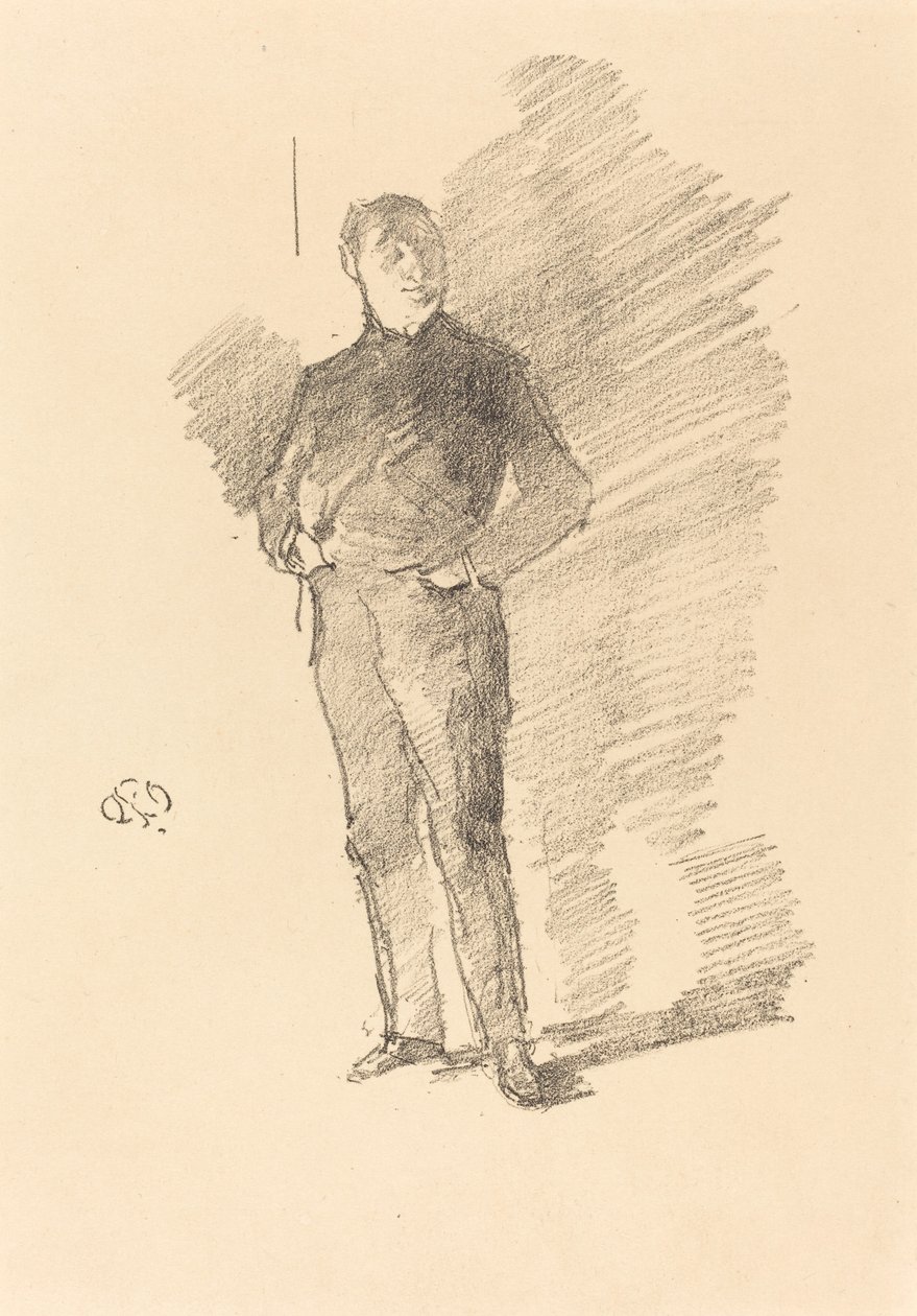 Studium nr 2: Pan Thomas Way autorstwa James Abbott McNeill Whistler