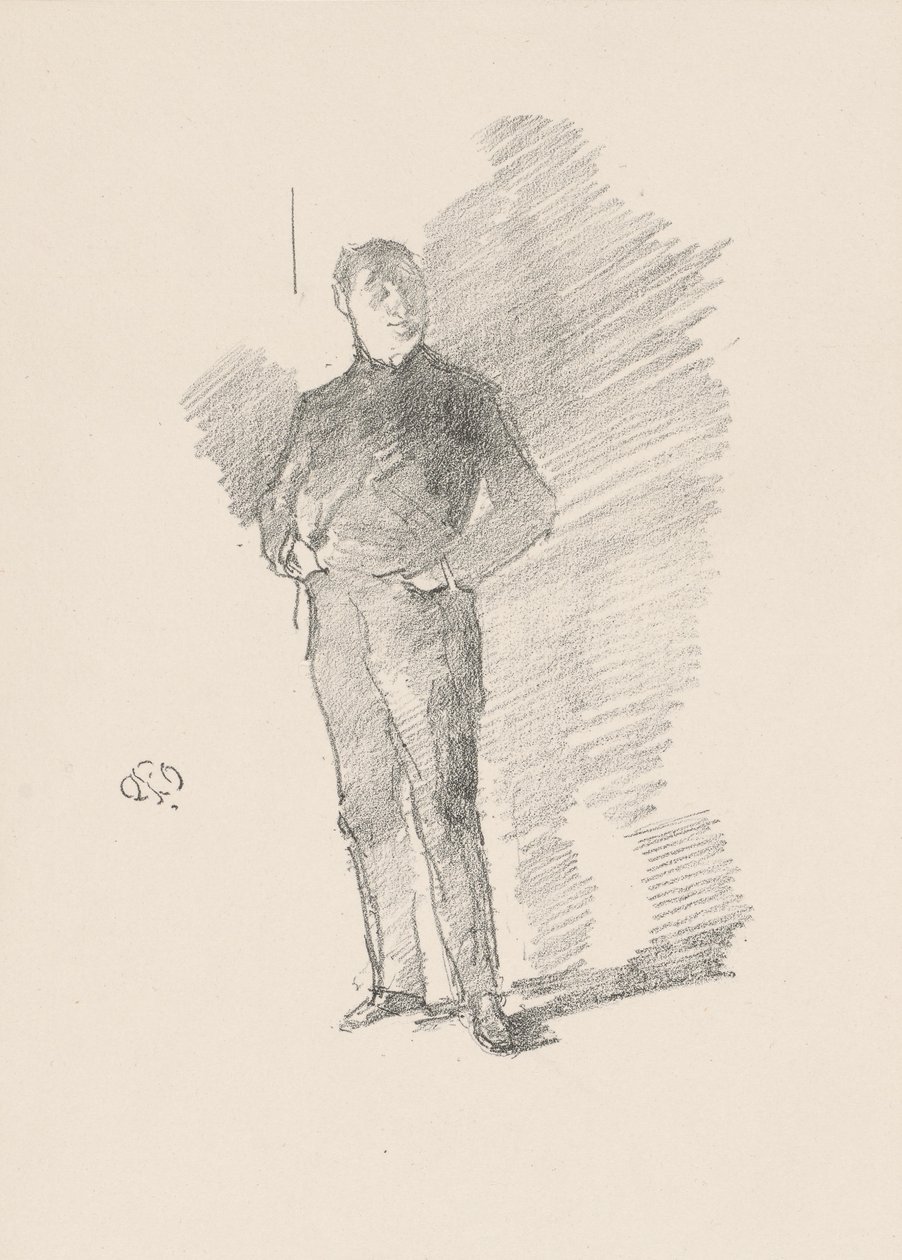 Studium nr 2: Pan Thomas Way autorstwa James Abbott McNeill Whistler