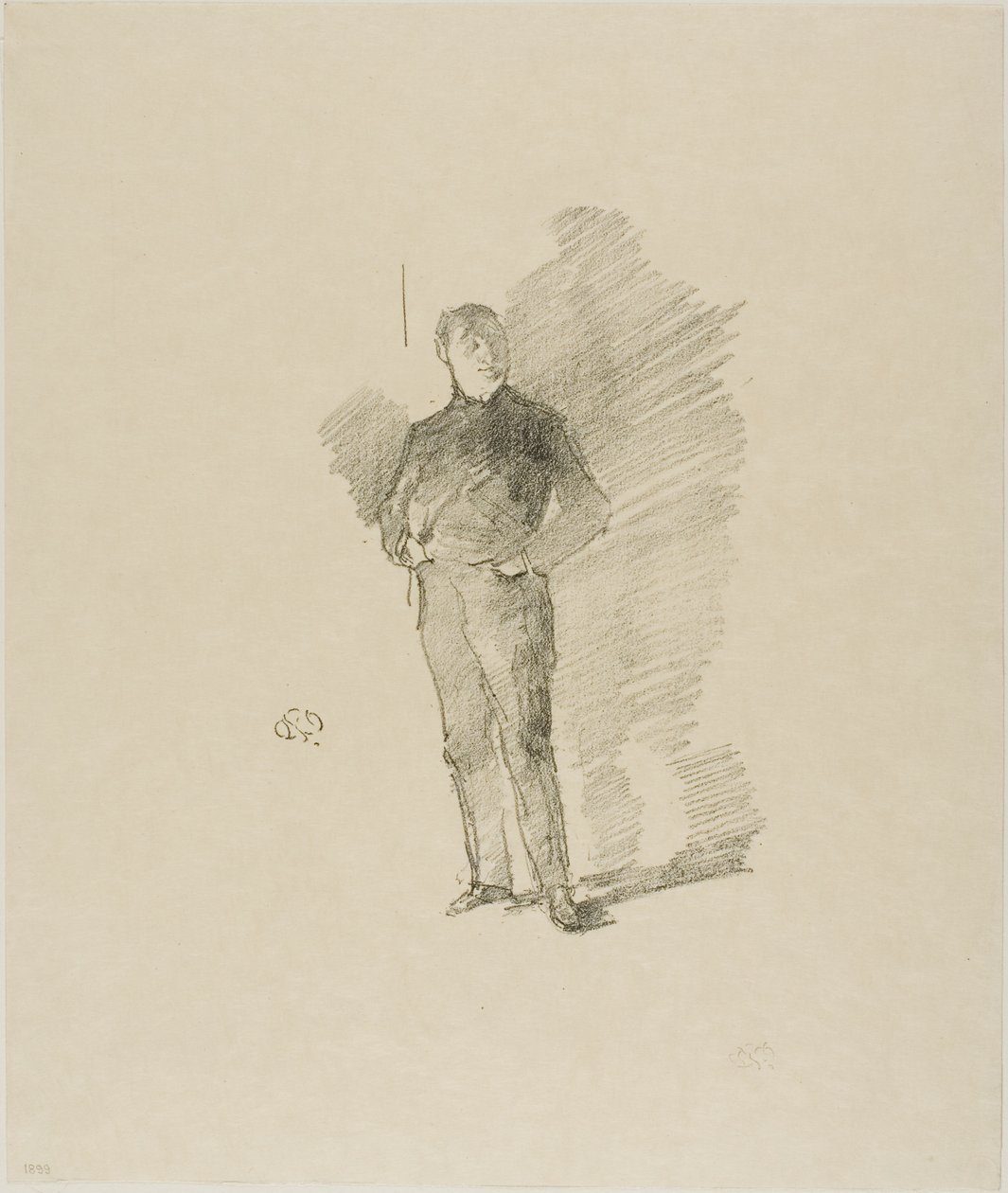 Studium nr 2: Pan Thomas Way autorstwa James Abbott McNeill Whistler