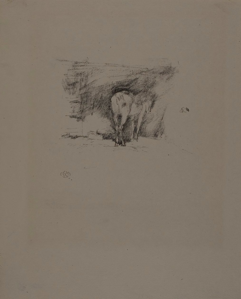 Studium konia autorstwa James Abbott McNeill Whistler