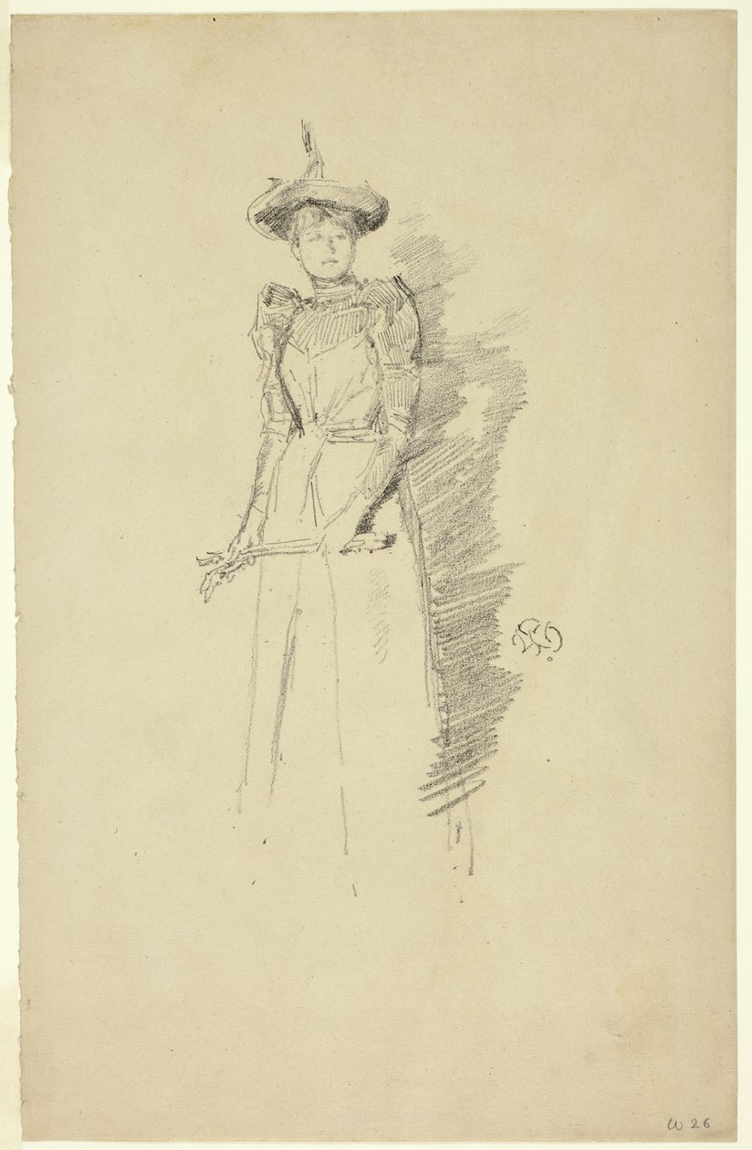 Zamszowe rękawiczki autorstwa James Abbott McNeill Whistler