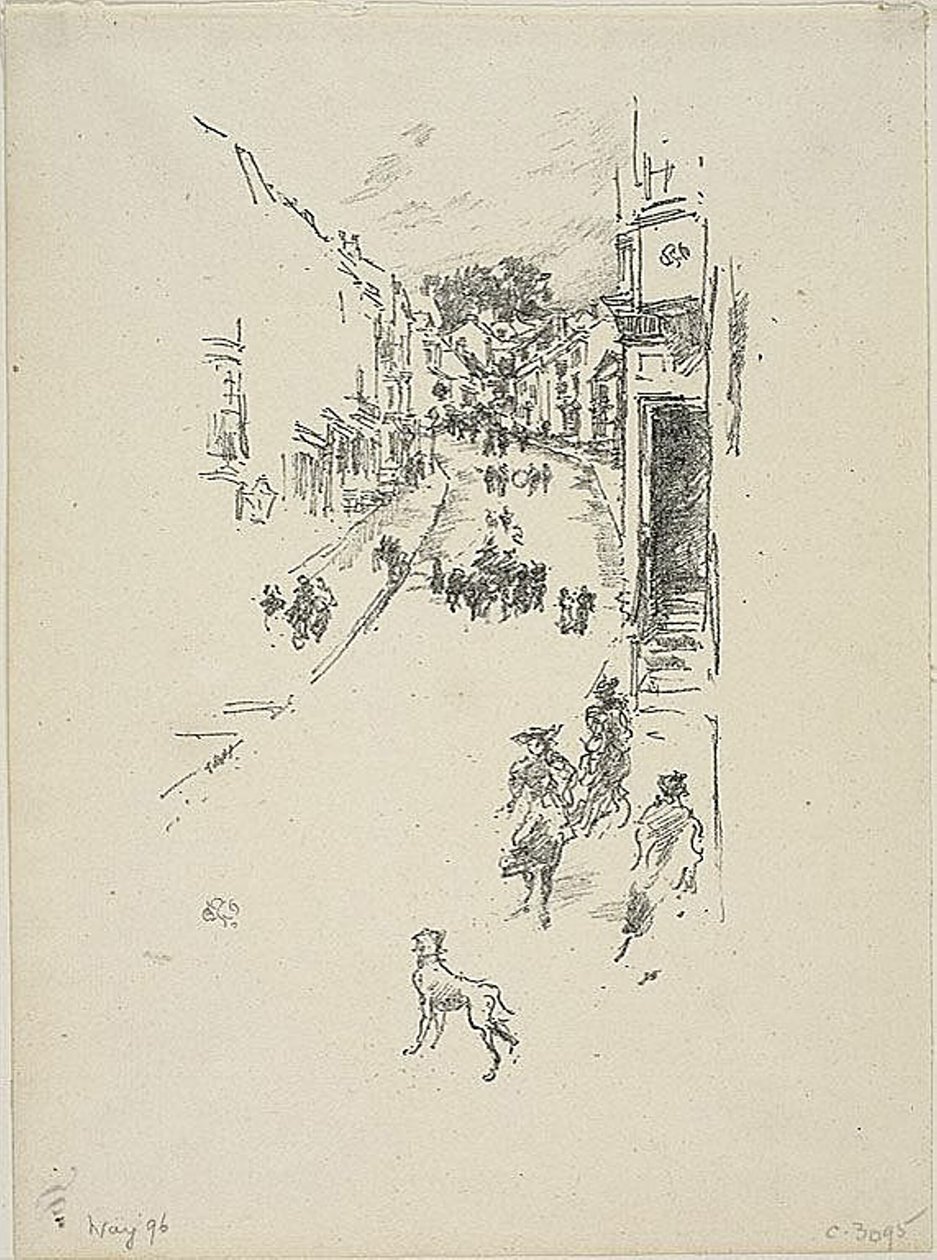 Niedziela, Lyme Regis autorstwa James Abbott McNeill Whistler