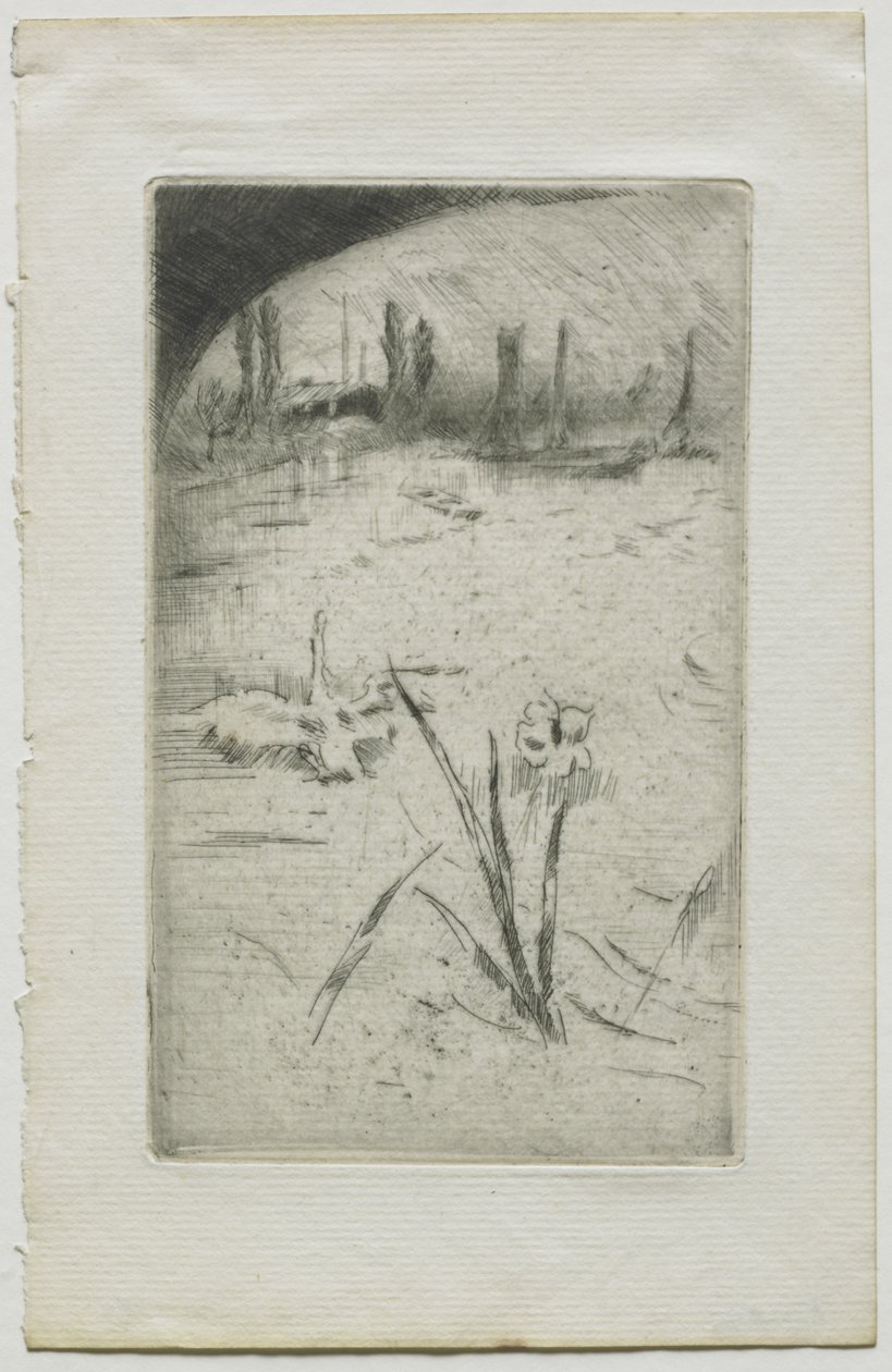 Łabędź i irys autorstwa James McNeill Whistler