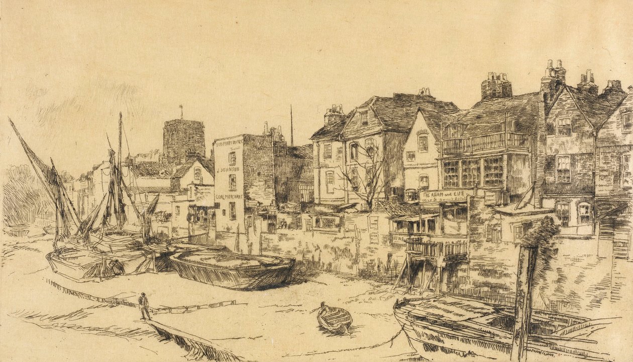 „Adam i Ewa”, Old Chelsea autorstwa James McNeill Whistler