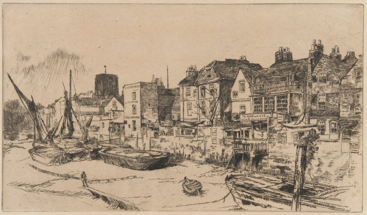 „Adam i Ewa”, Stara Chelsea autorstwa James Abbott McNeill Whistler