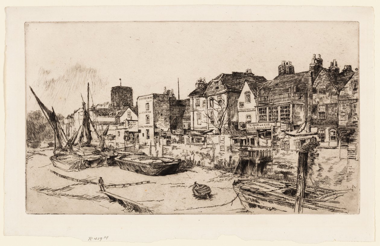 „Adam i Ewa”, stara Chelsea autorstwa James Abbott McNeill Whistler