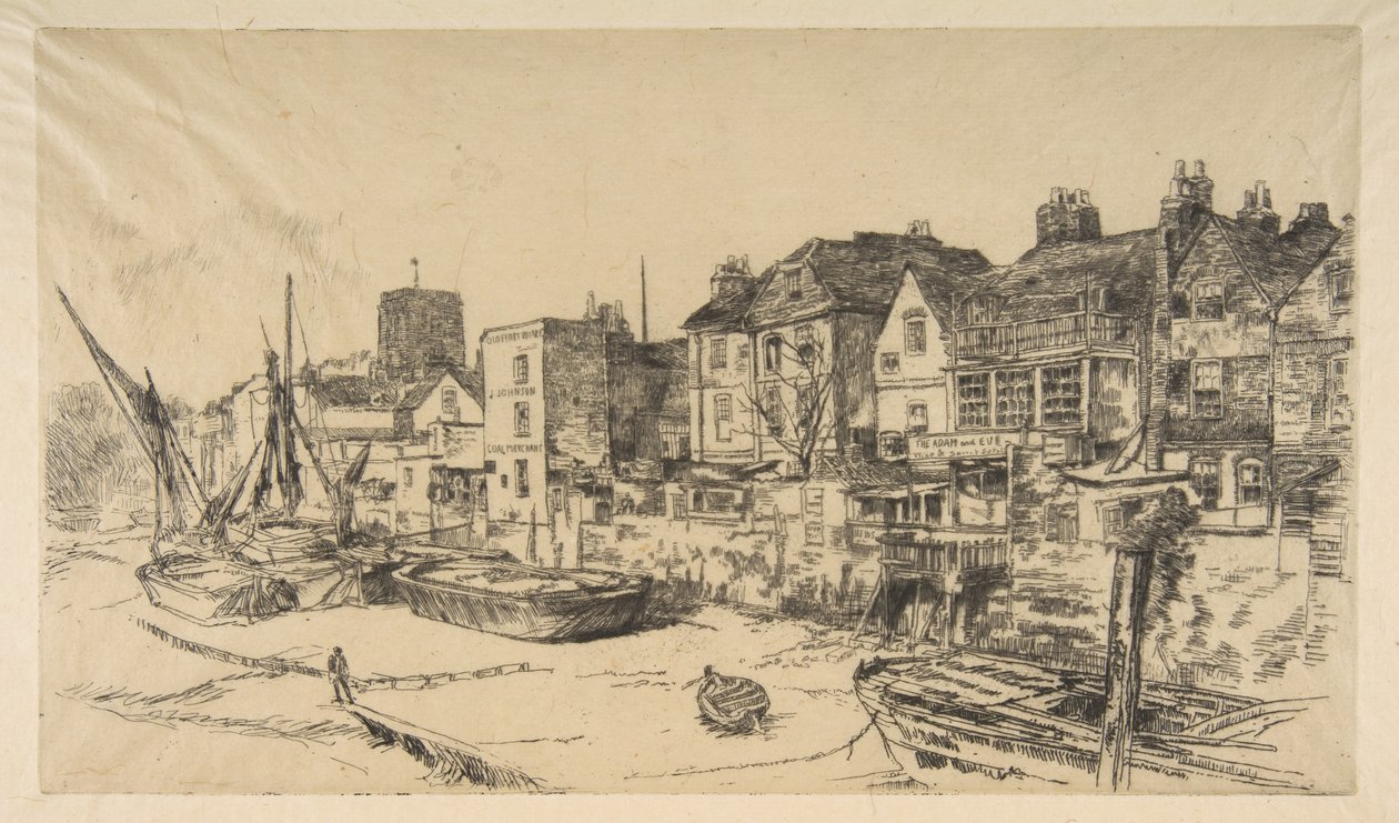 „Adam i Ewa”, Old Chelsea autorstwa James McNeill Whistler