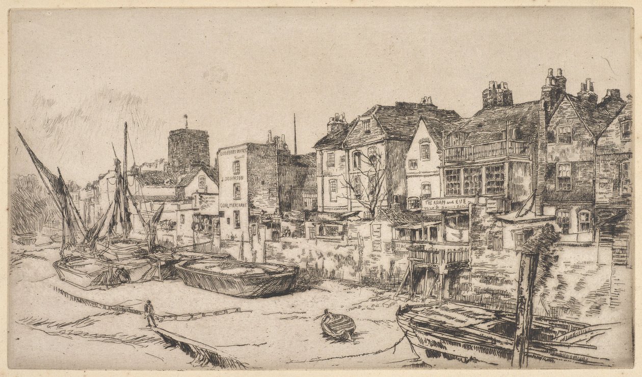 „Adam i Ewa”, Old Chelsea autorstwa James McNeill Whistler