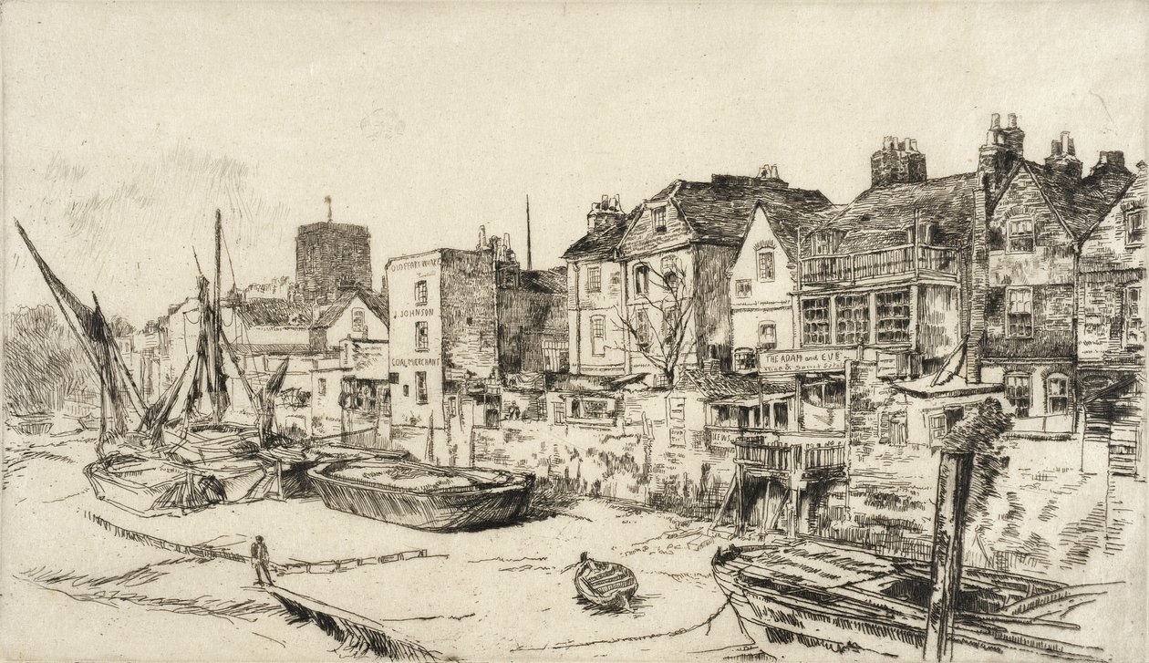 „Adam i Ewa”, Old Chelsea autorstwa James McNeill Whistler
