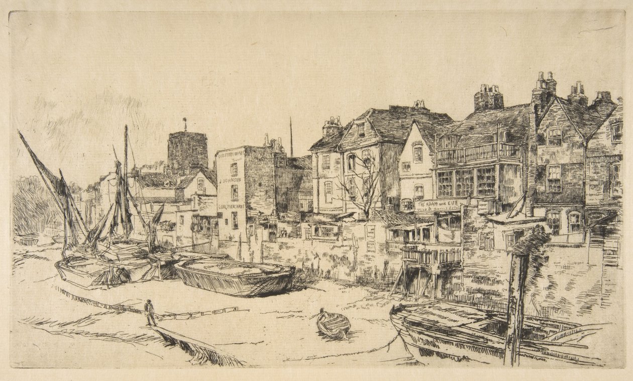 „Adam i Ewa”, stare Chelsea autorstwa James McNeill Whistler