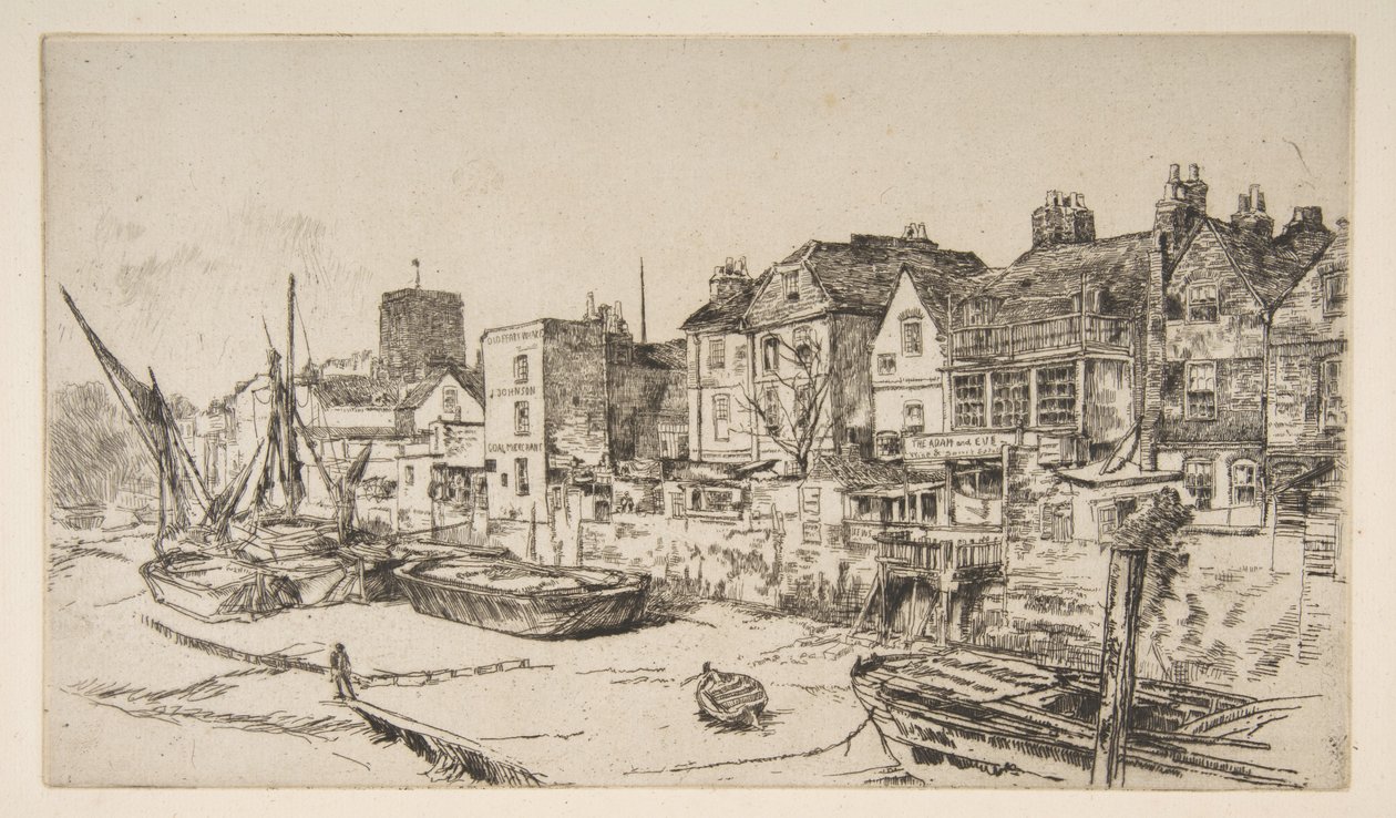 „Adam i Ewa”, Old Chelsea autorstwa James McNeill Whistler