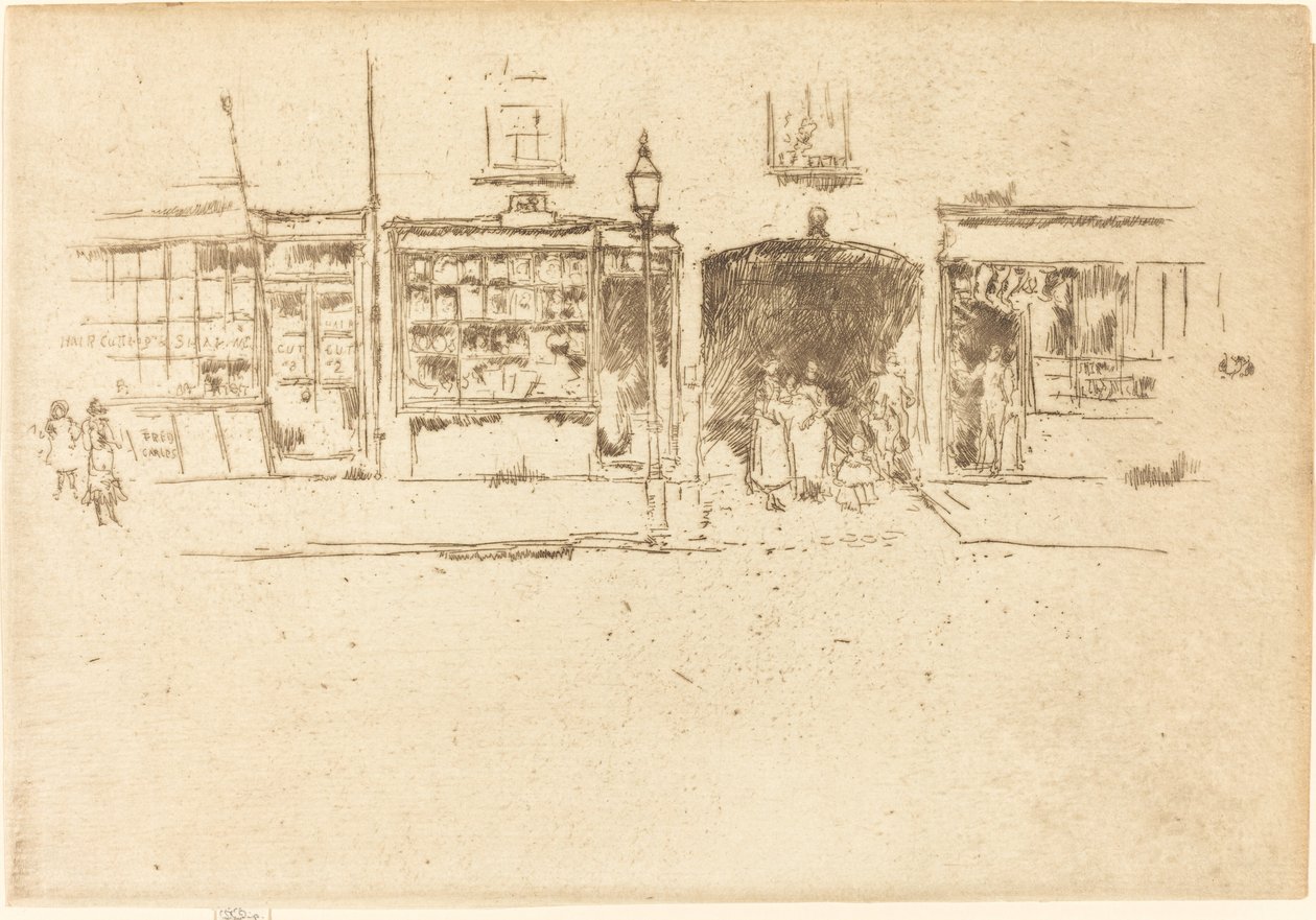Fryzjer autorstwa James Abbott McNeill Whistler