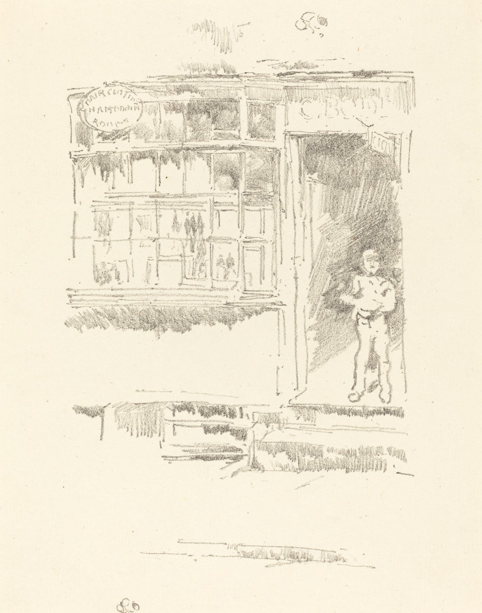 Fryzjer w Mews autorstwa James Abbott McNeill Whistler
