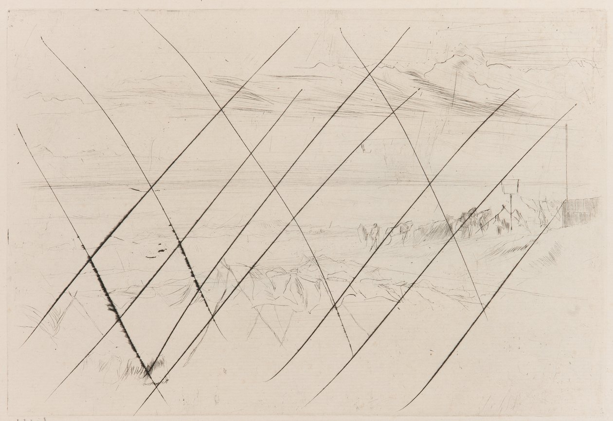 Plaża, Hastings autorstwa James Abbott McNeill Whistler