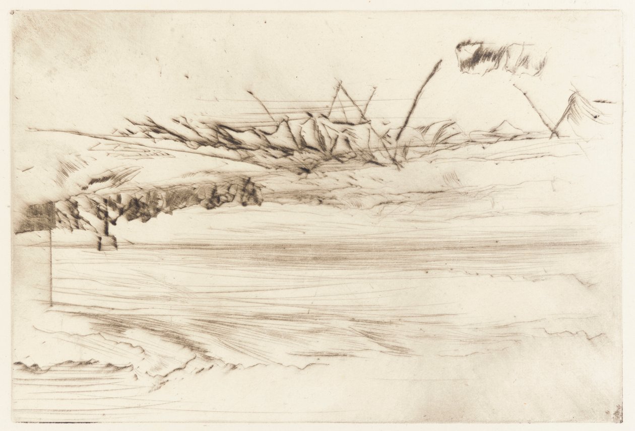 Plaża, Hastings autorstwa James Abbott McNeill Whistler