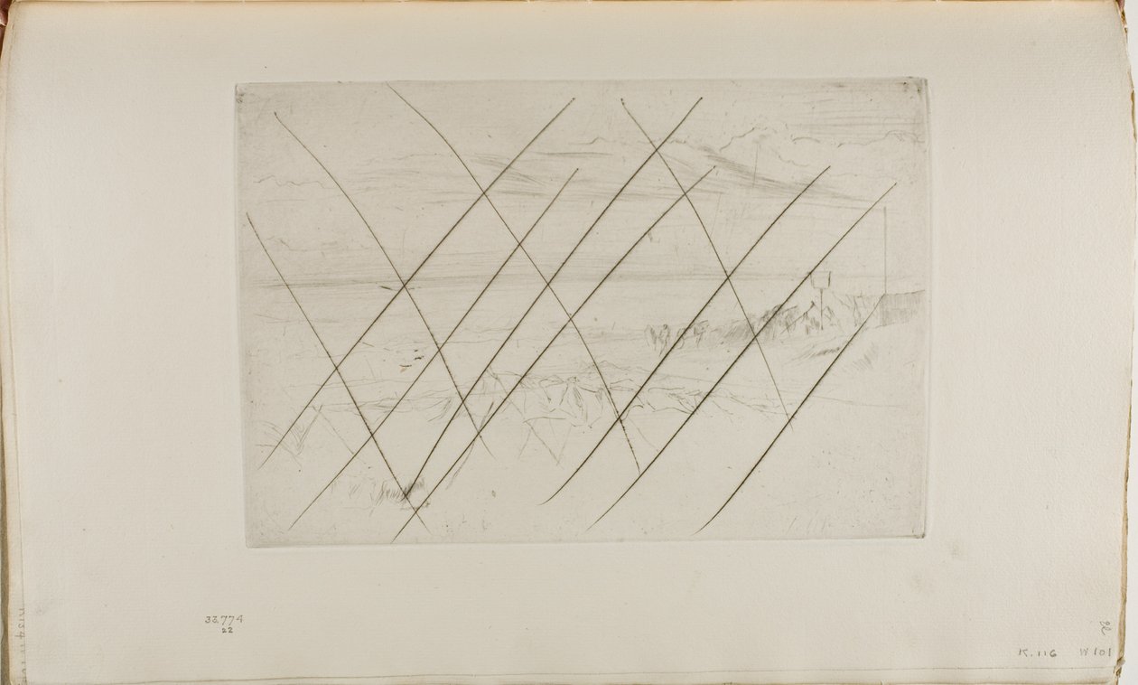 Plaża, Hastings autorstwa James Abbott McNeill Whistler