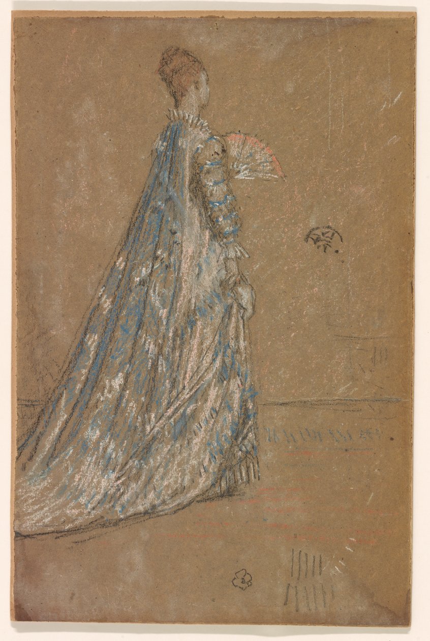 Niebieska Sukienka autorstwa James Abbott McNeill Whistler