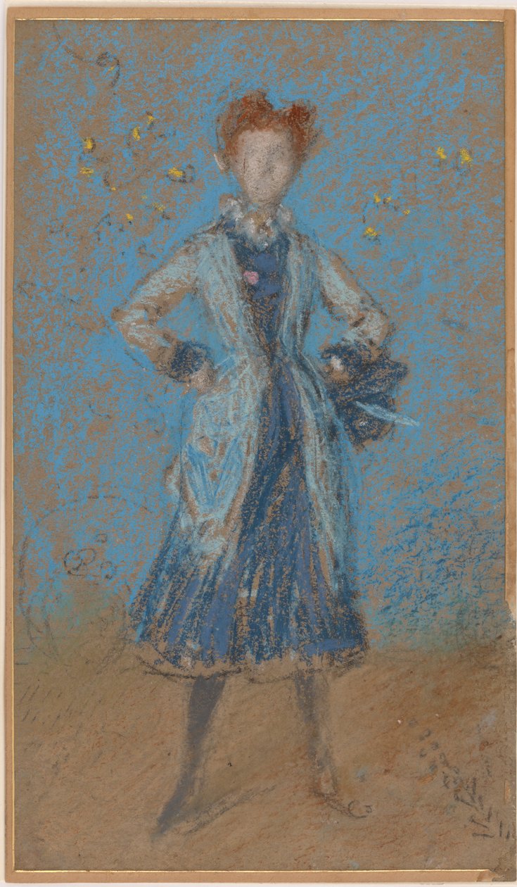 Niebieska dziewczyna autorstwa James Abbott McNeill Whistler