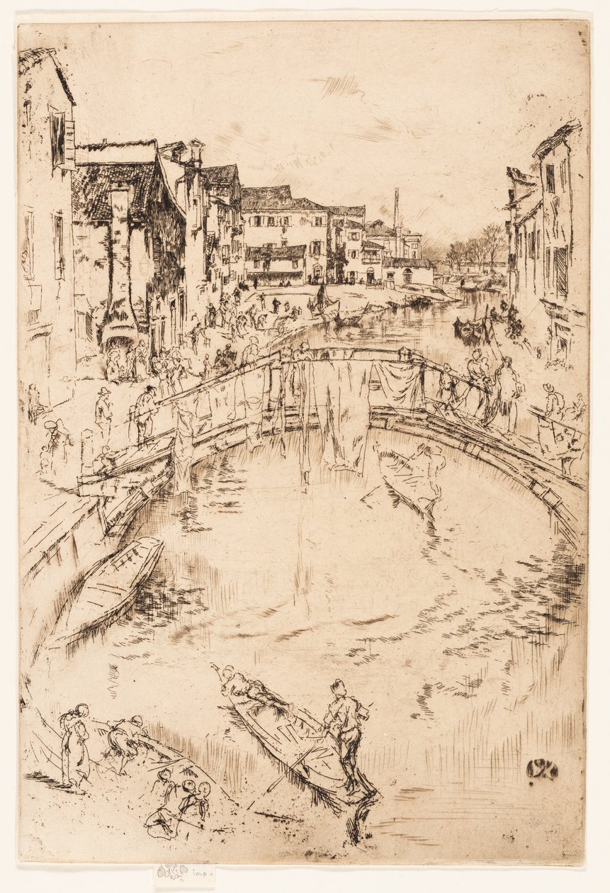 Most, Santa Marta autorstwa James Abbott McNeill Whistler