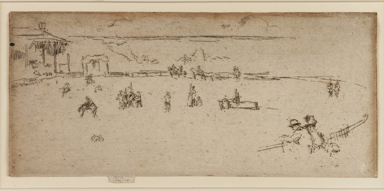 Brykający koń, Dziki Zachód autorstwa James Abbott McNeill Whistler
