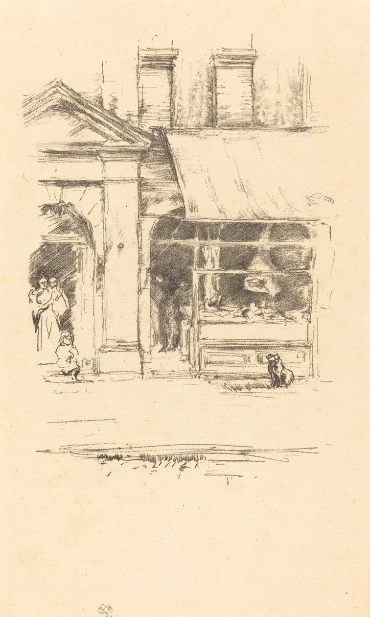 Pies Rzeźnika autorstwa James Abbott McNeill Whistler