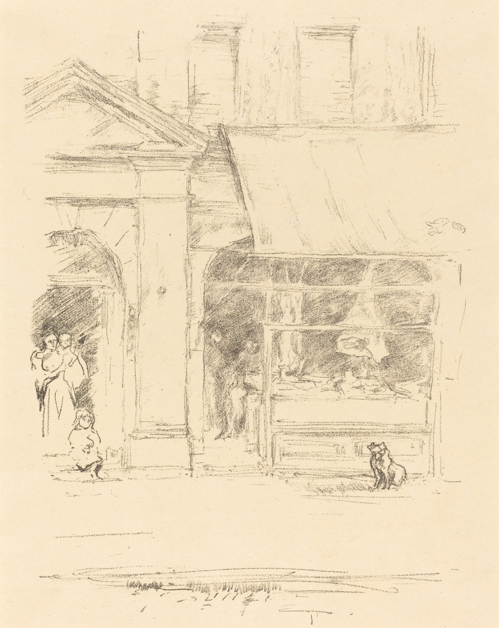 Pies Rzeźnika autorstwa James Abbott McNeill Whistler