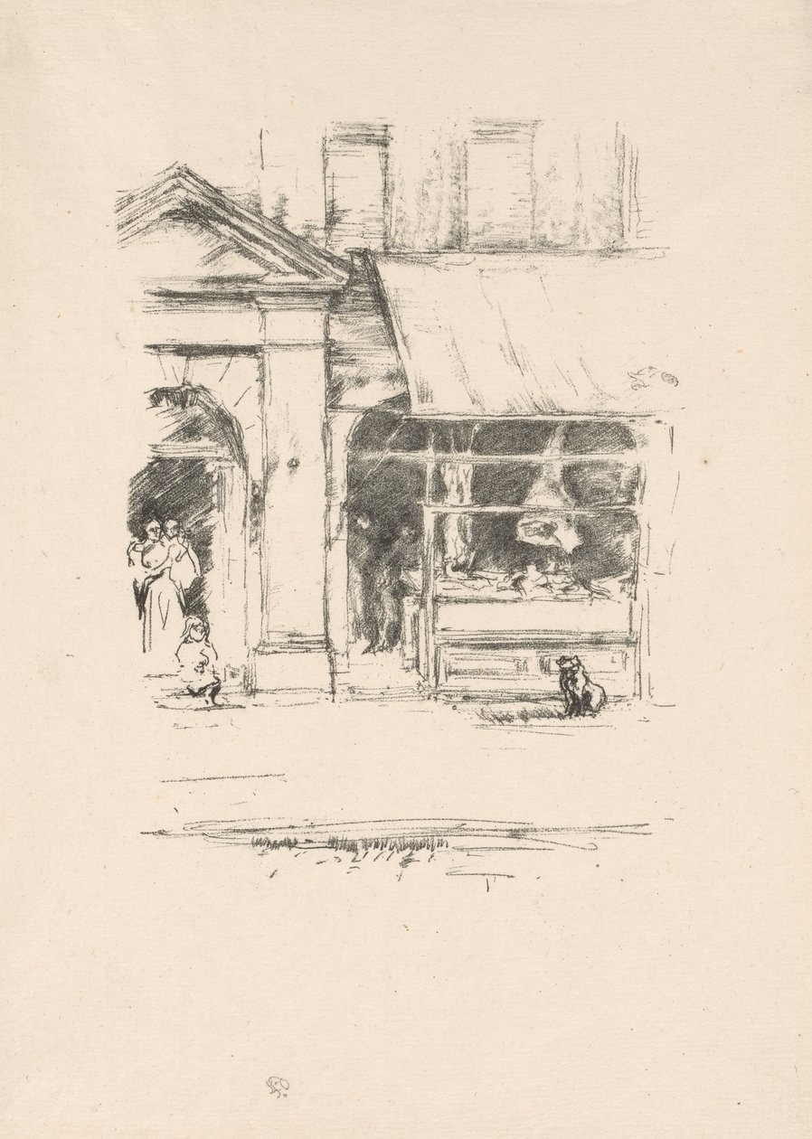 Pies rzeźnika autorstwa James McNeill Whistler