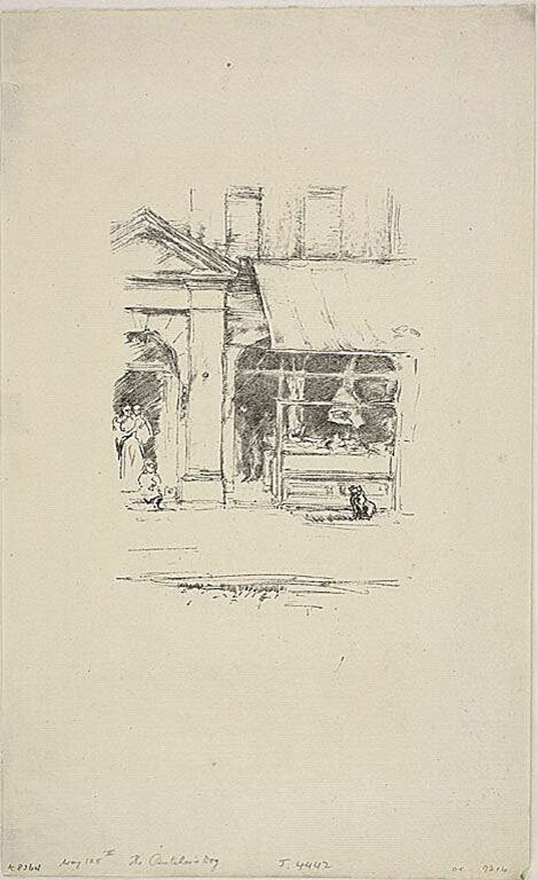 Pies rzeźnika autorstwa James McNeill Whistler