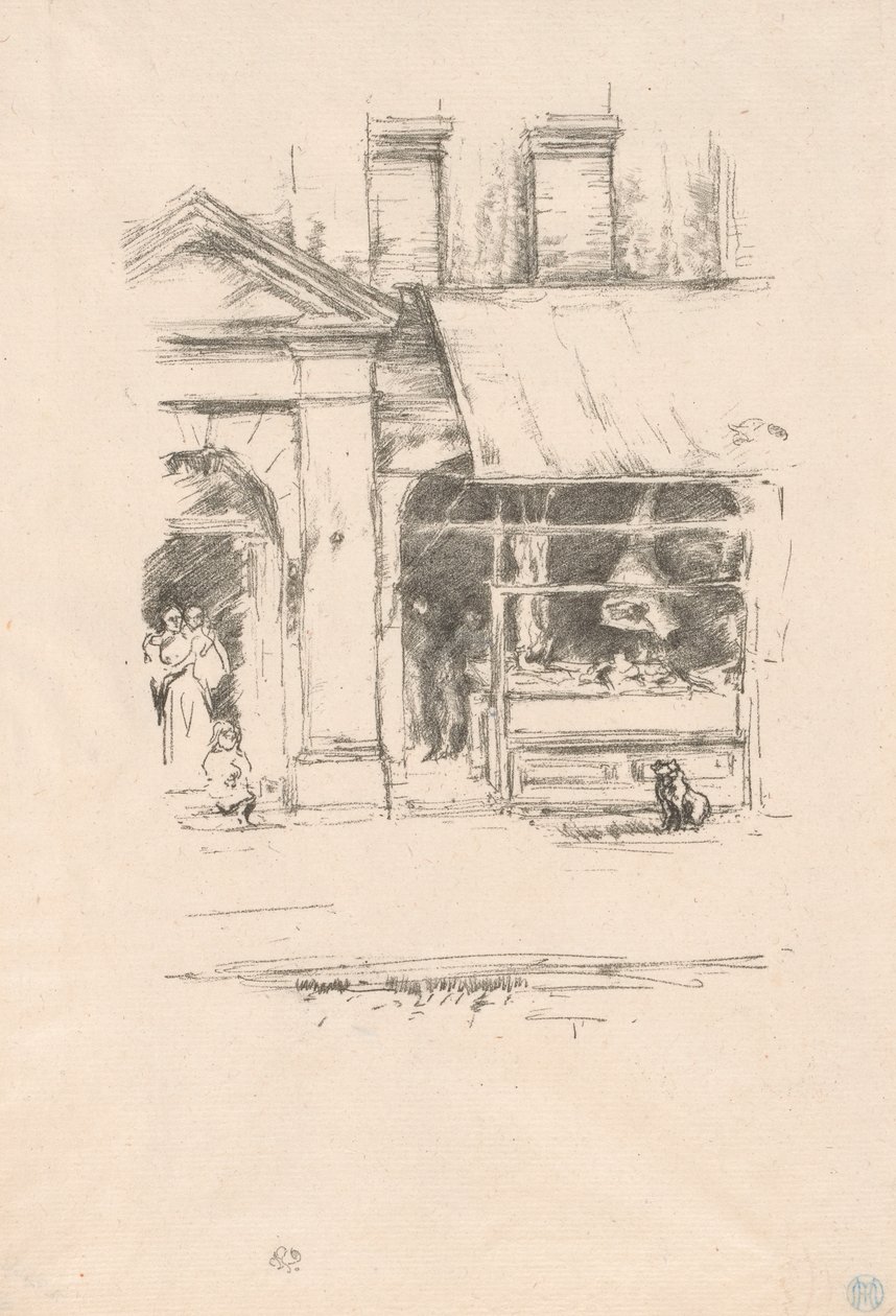 Pies rzeźnika autorstwa James McNeill Whistler