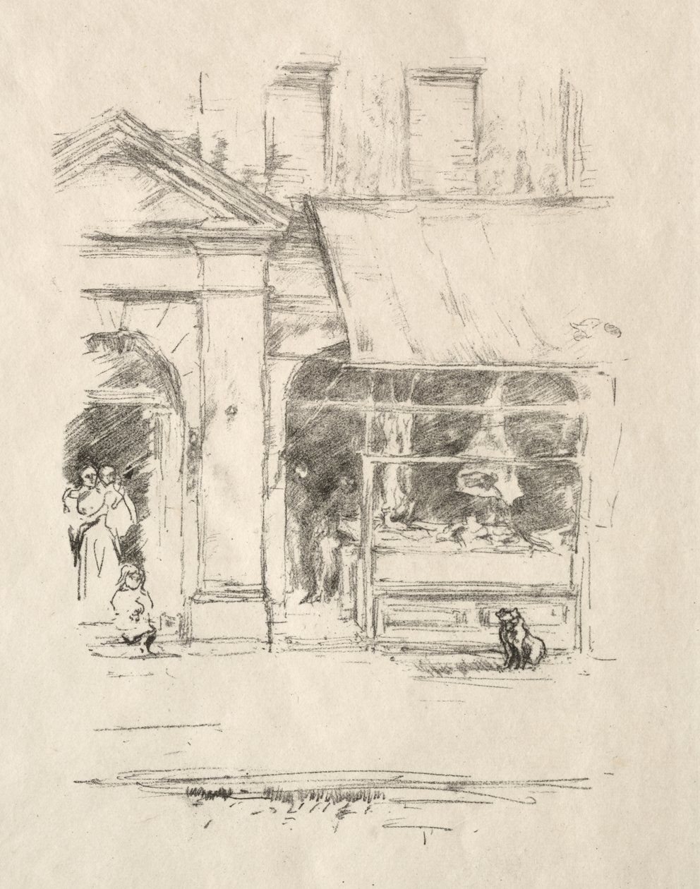 Pies rzeźnika autorstwa James McNeill Whistler