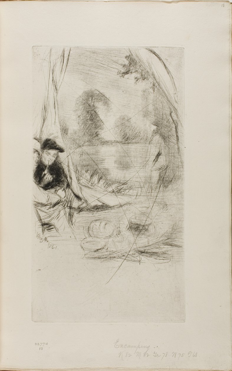 Obóz autorstwa James Abbott McNeill Whistler